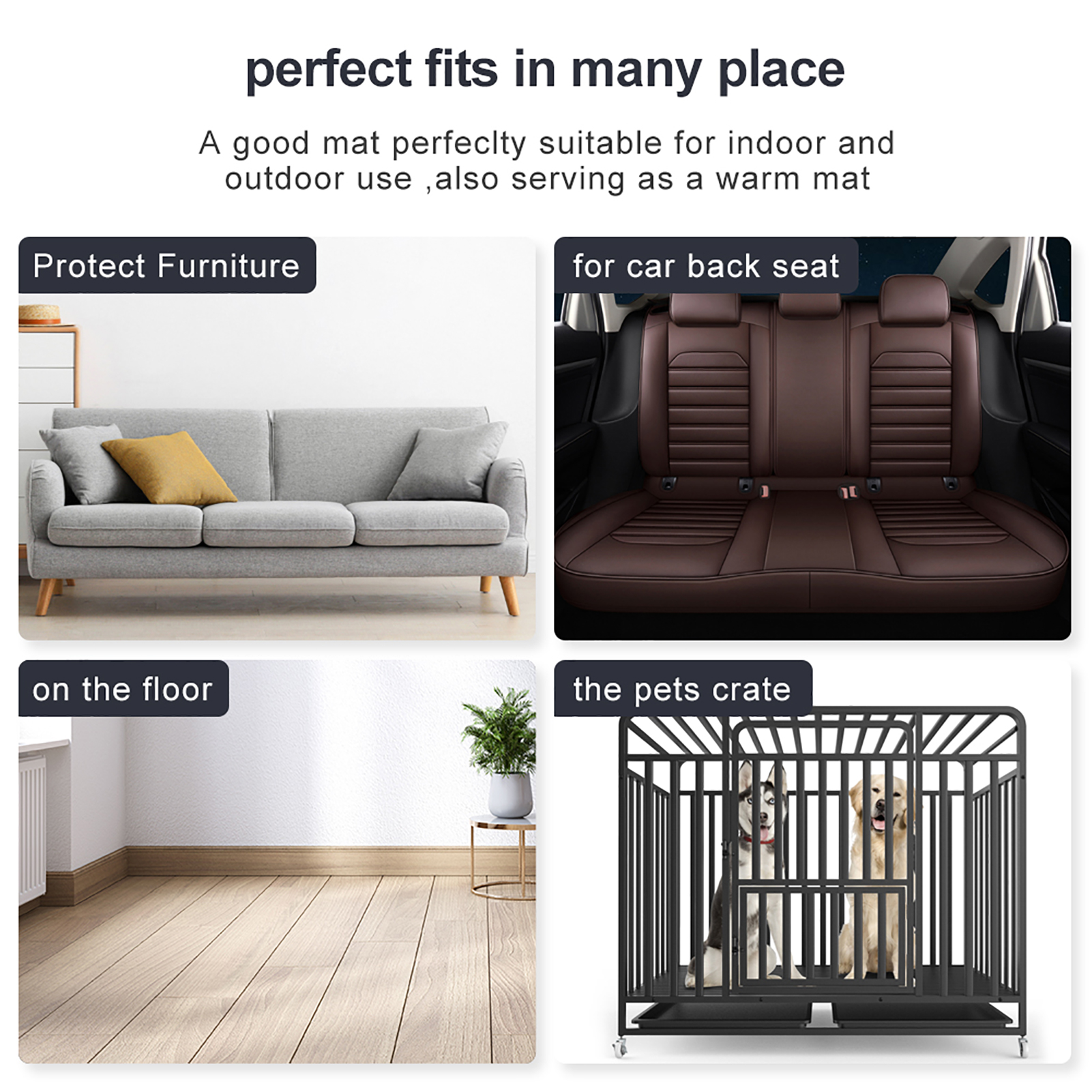 Hero Dog Bed Mat Large Puppy Cushion Pad Big Kennel Mattress Soft Pet Cat Sleeping Nest Washable 300 Cycles